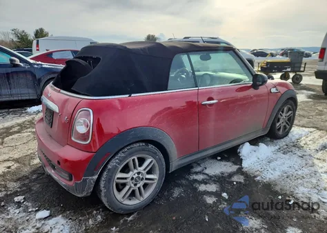2012 Mini Cooper S из США, поврежденный, VIN WMWZP3C5XCT550379